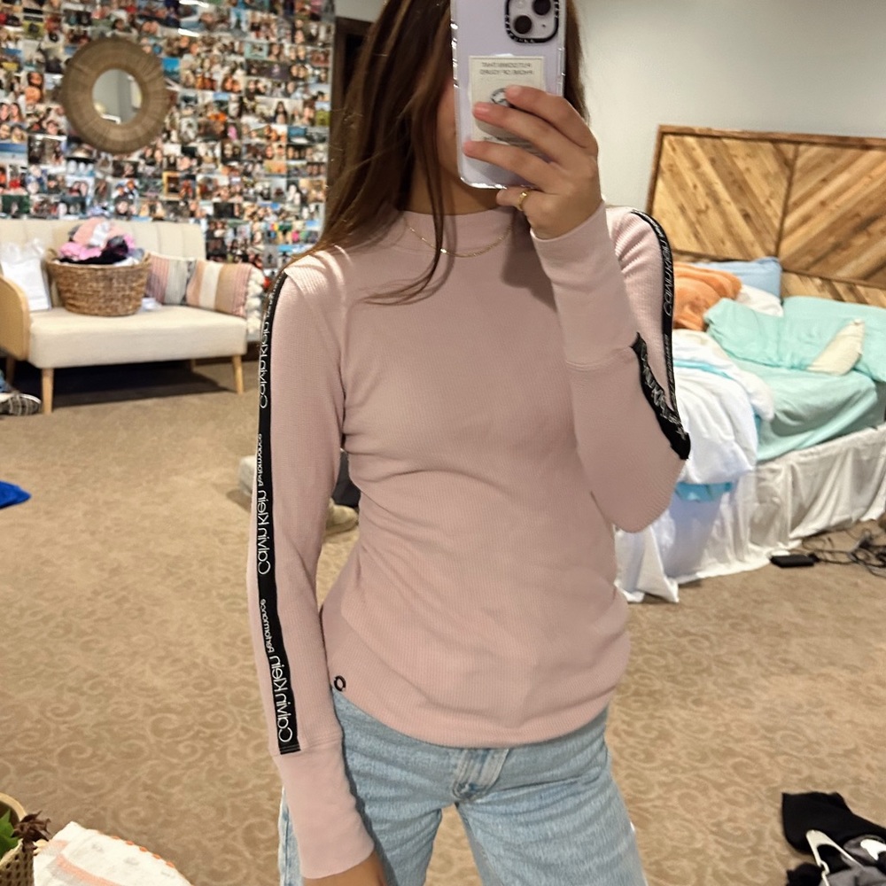 Calvin Klein Performance Stretch Long Sleeve Top